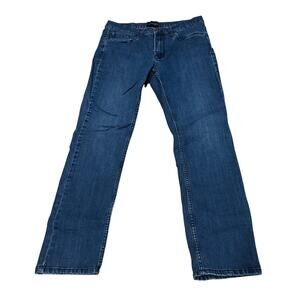 Jachs New York Men’s 34x29 denim blue jeans Straight Leg Stretch Comfort Western